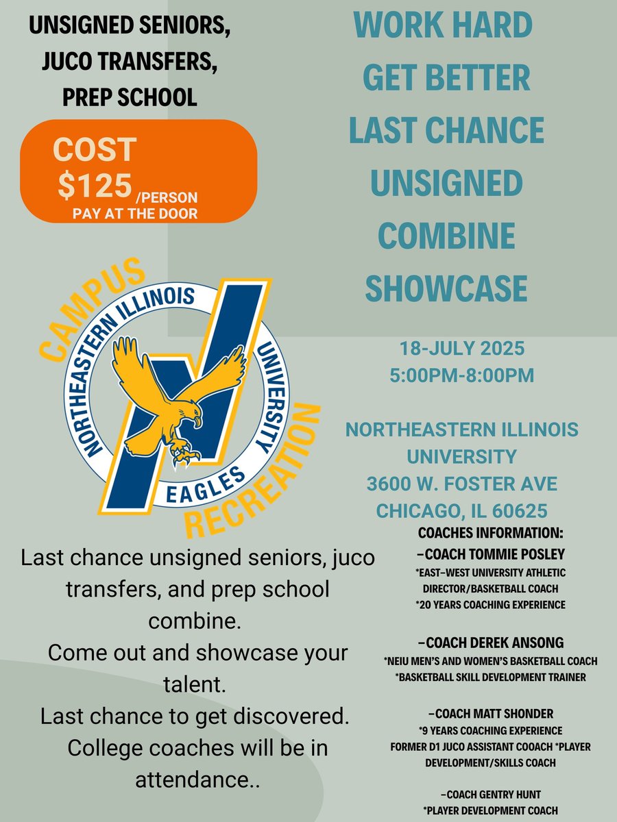 Calling all hoppers this could be your last chance to get an opportunity to play college basketball this year don't sit out or miss out on a great opportunity show up and get seen coach posley let's gooooo work hard get better it's not where you play its how you play