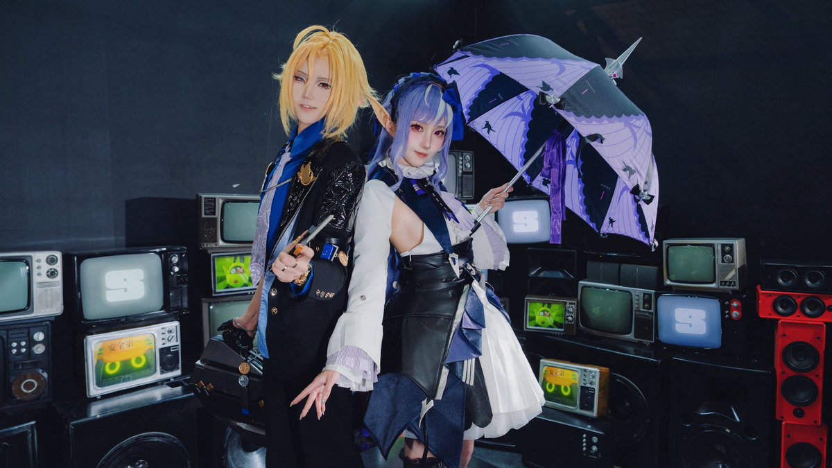 sora_sparrow_'s tweet image. Cosplay/コスプレ
ゼンレスゾーンゼロ / ビビアン/ ヒューゴ•ヴラド
Zenless zone zero / Vivian / Hugo
The mockingbirds🪶
Vivian: me
Hugo: @lychee__kiyo
#zenlesszonezero #zzzero #ゼンゼロ #绝区零 #젠레스존제로 #绝区零 #ビビアン #Vivian #HugoVlad #ヒューゴ #AnimeExpo2025