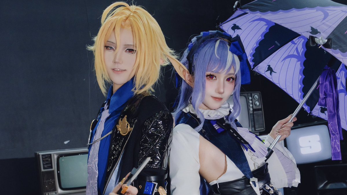sora_sparrow_'s tweet image. Cosplay/コスプレ
ゼンレスゾーンゼロ / ビビアン/ ヒューゴ•ヴラド
Zenless zone zero / Vivian / Hugo
The mockingbirds🪶
Vivian: me
Hugo: @lychee__kiyo
#zenlesszonezero #zzzero #ゼンゼロ #绝区零 #젠레스존제로 #绝区零 #ビビアン #Vivian #HugoVlad #ヒューゴ #AnimeExpo2025