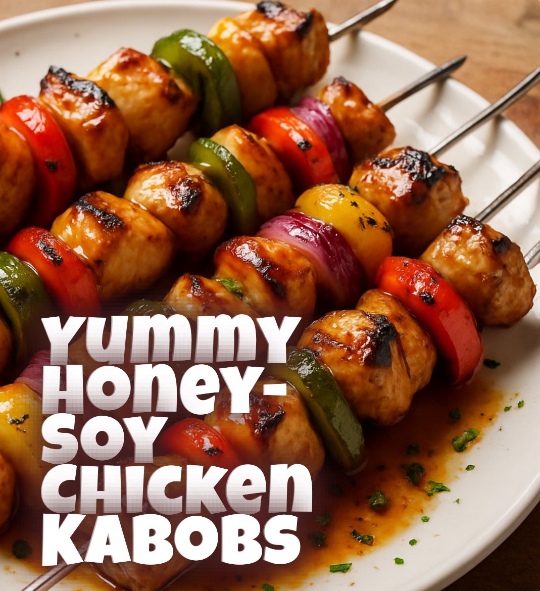 ForkNSpice's tweet photo. These honey chicken kabobs are a must try for summer and simple to make! 

https://t.co/xviO8YLfhO https://t.co/XhuR9jxX1J