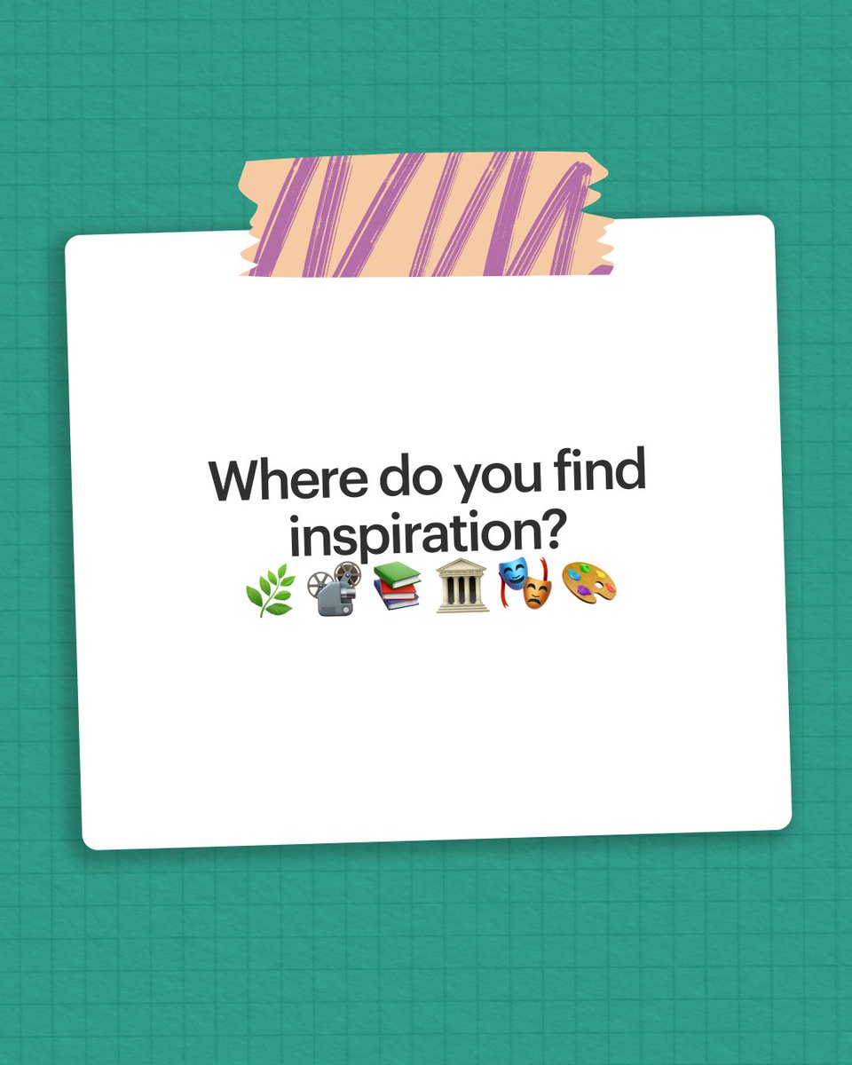 It’s World Emoji Day, so naturally we’ve got a question for our icon-loving community...👀 Where do you find your creative inspo? 🎨💡 Drop your answer below but here’s the catch - you can only use emojis.