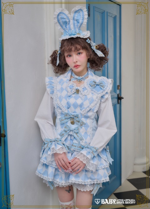 BABY新作情報】Alice in Sweet Labyrinth フリルパンツ¥42,680サックス