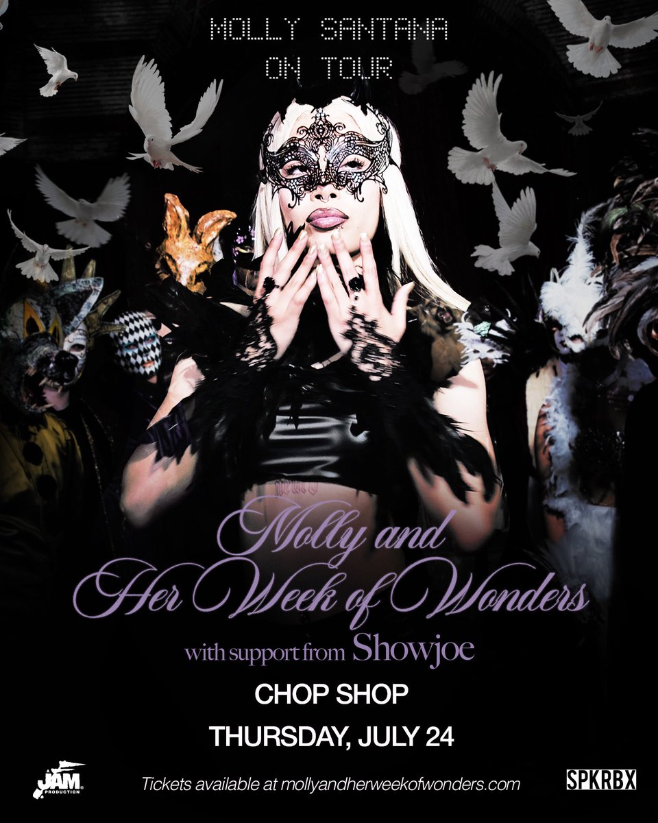 SPKRBXpresents's tweet image. CHICAGO - @mollysantana00 - July 24th - Limited amount of tickets remain on SPKRBX.com