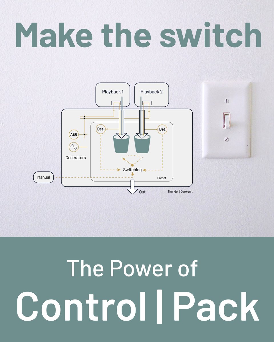 With Control | Pack, switching buckets in a preset can be done via signal triggers natively in the Thunder | Core interface, manually from DADman or via external control devices.

Control | Pack: digitalaudio.dk/control-pack

#digitalaudiodenmark #proaudio #dadaudio