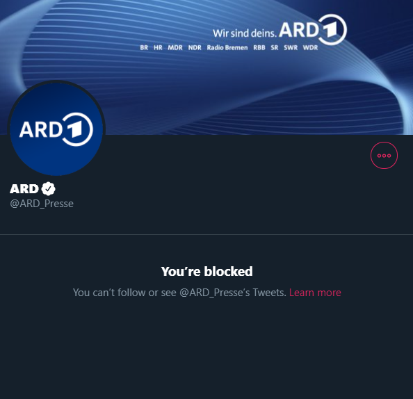 The old press account of the german state media 🗿