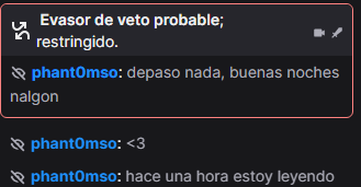 (2/?)

ESP: andaba en mis asuntos cuando un amigo que estaba strimeando me comenta que aparentemente le escribi yo y toda la cosa, luego de mostrarme las capturas.. la verdad es que yo no me tomo la suplantacion de identidad a broma

ENG: was minding my own business and a friend