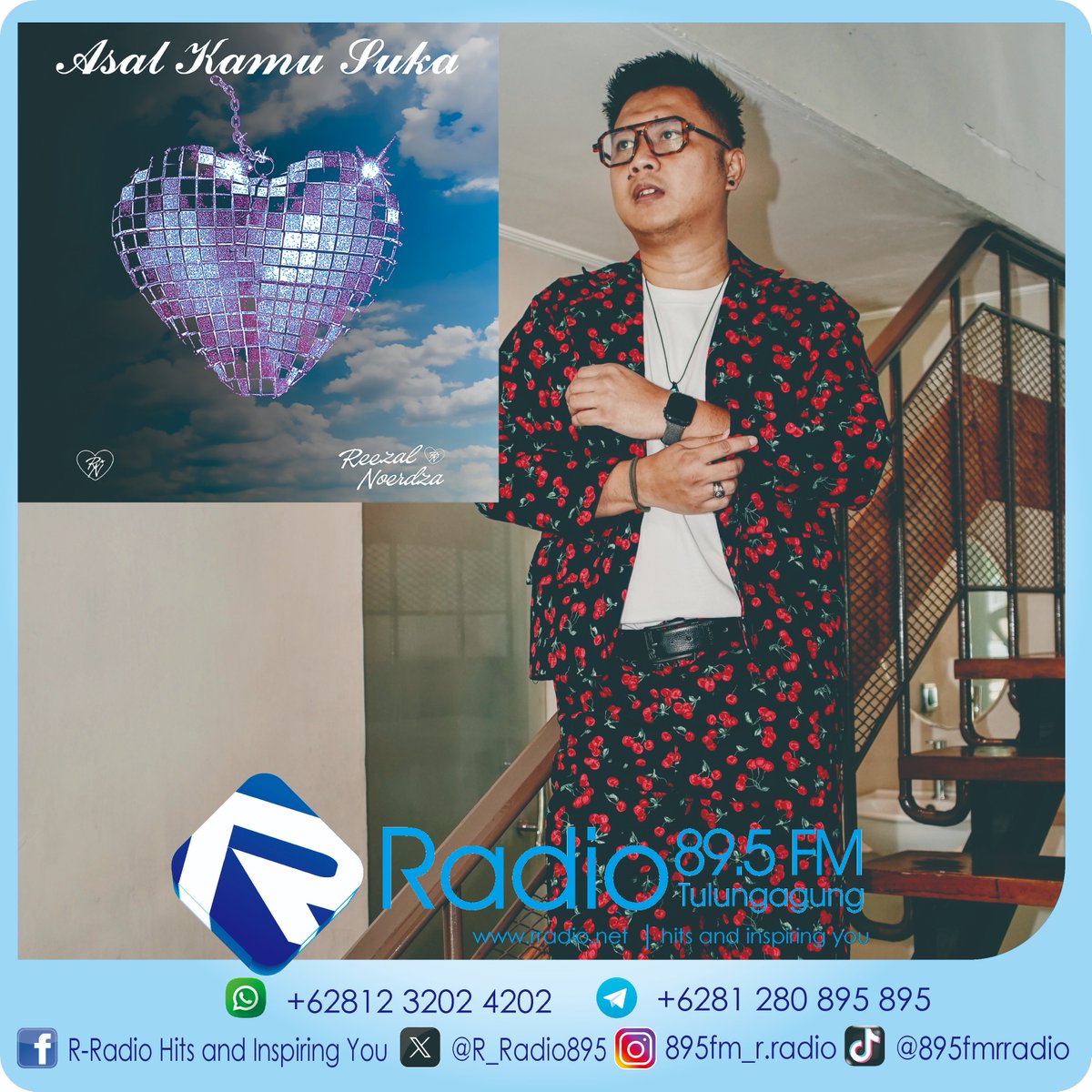 R_Radio895's tweet image. KAWAN — Reezal Noerdza, kembali merilis single terbarunya yang berjudul "Asal Kamu Suka".
Simak single “Asal kamu Suka” dari Reezal Noerdza hanya di 89.5 FM R-Radio, Hits and Inspiring You.
Streaming rradio.net