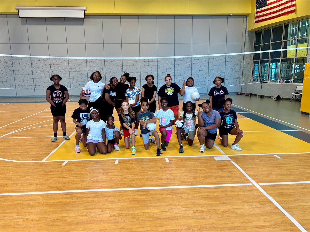 fccacademy's tweet image. We had a great turnout for both days of our 5th-8th grade girls’ Volleyball Camp!