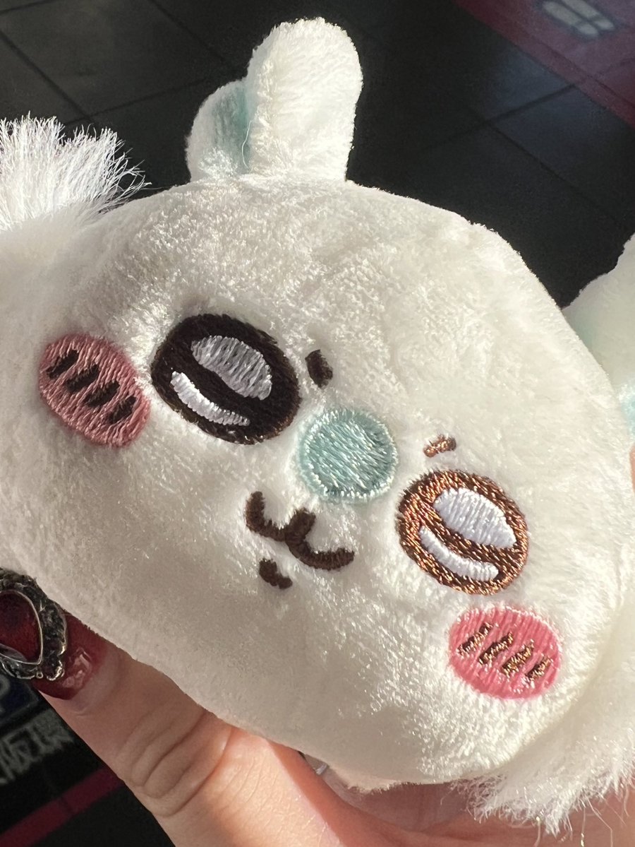 pn_runa's tweet image. おはよ〜ん
これは一発でお迎えしたモモンガぬい💜
今はお家でハンカチの上で鎮座してます🪦