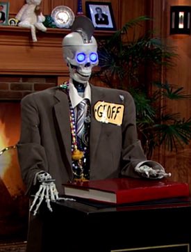 With Colbert out...

It's time to place Craig Ferguson and Geoff Peterson on their rightful throne.