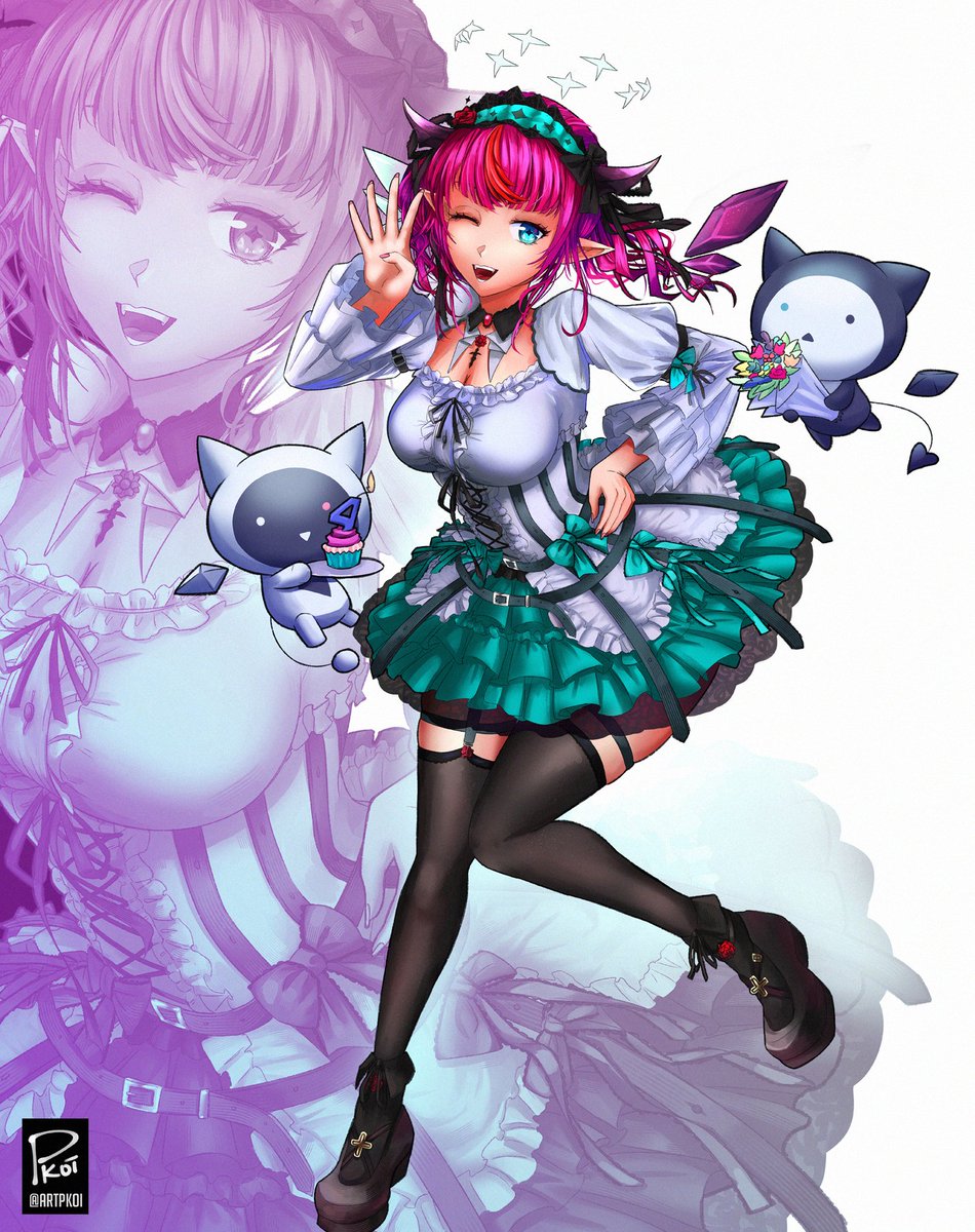ArtPkoi's tweet image. Thank you for the commission! 
#IRySart #4thAnniversaRyS