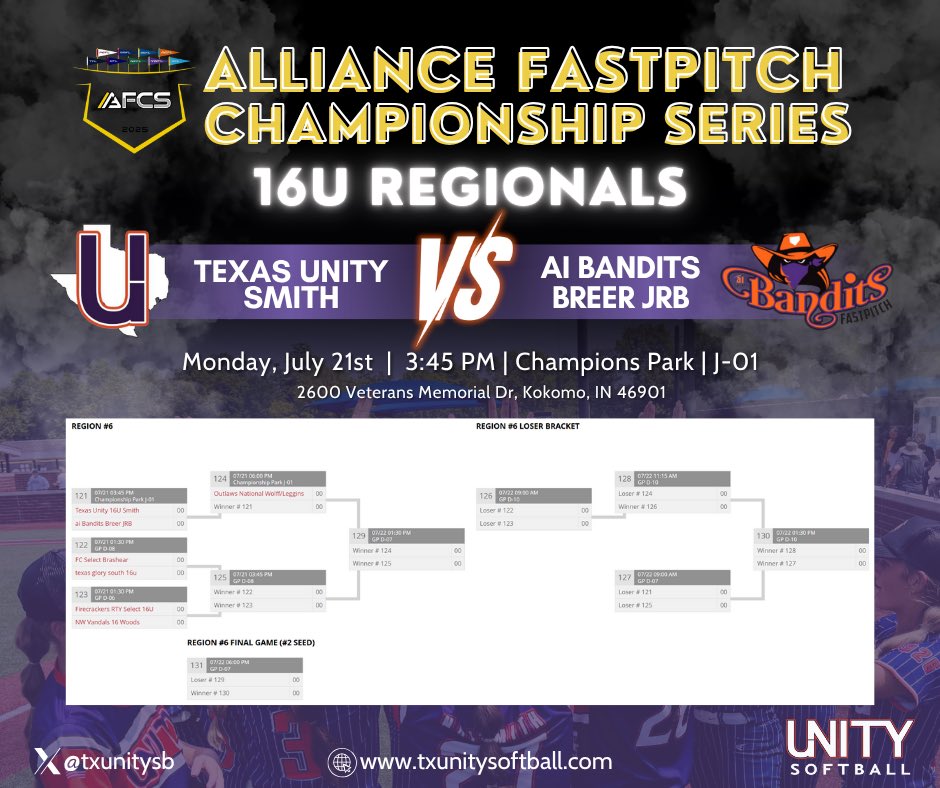 Kyler Edelen (@kyleredelen2027) on Twitter photo Here is our schedule for the AFCS in Westfield, IN! Excited to play some good teams and compete! Hope to see you there! <a href="/TXUnitySmith/">Texas Unity Smith</a> <a href="/UnityCoachGary/">Gary Smith Jr</a> <a href="/VAUnitySB/">Unity Softball</a> Here is our schedule for the AFCS in Westfield, IN! Excited to play some good teams and compete! Hope to see you there! <a href="/TXUnitySmith/">Texas Unity Smith</a> <a href="/UnityCoachGary/">Gary Smith Jr</a> <a href="/VAUnitySB/">Unity Softball</a>