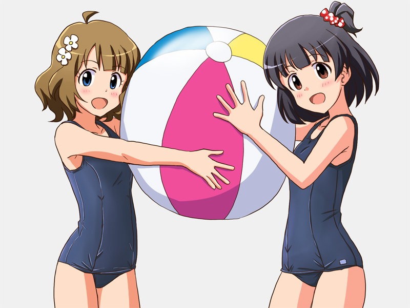 周防桃子 「暑いから水遊びでもしたいね…」|ゆいれそのイラスト