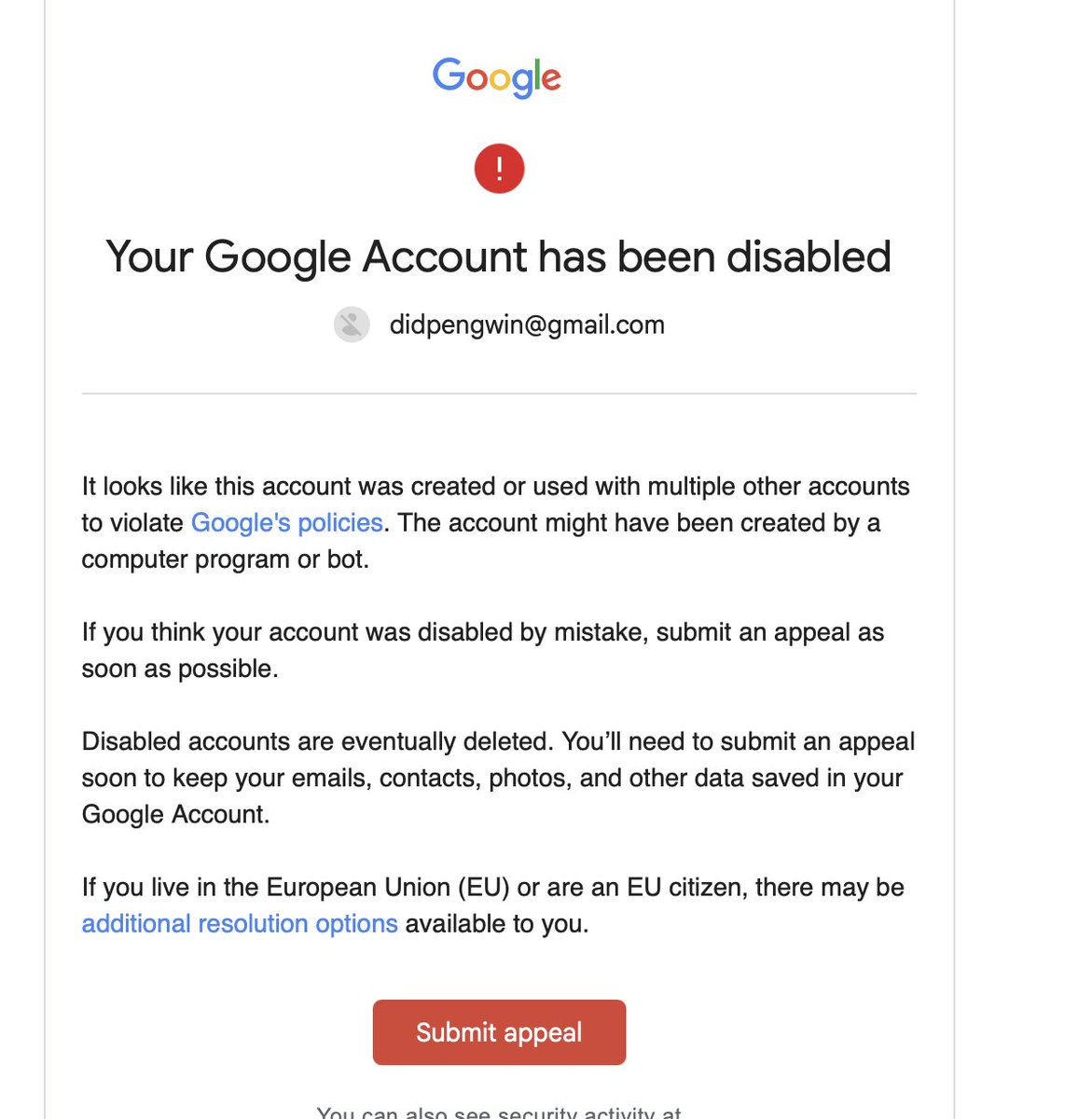DidPengWin's tweet image. "An appeal has already been pending" ... but you already reviewed it?
I'll keep you guys updated, but I may have to switch to a new YouTube channel next season. This is ridiculous... and a ridiculous reason too considering I was the one who created in the account in the first…