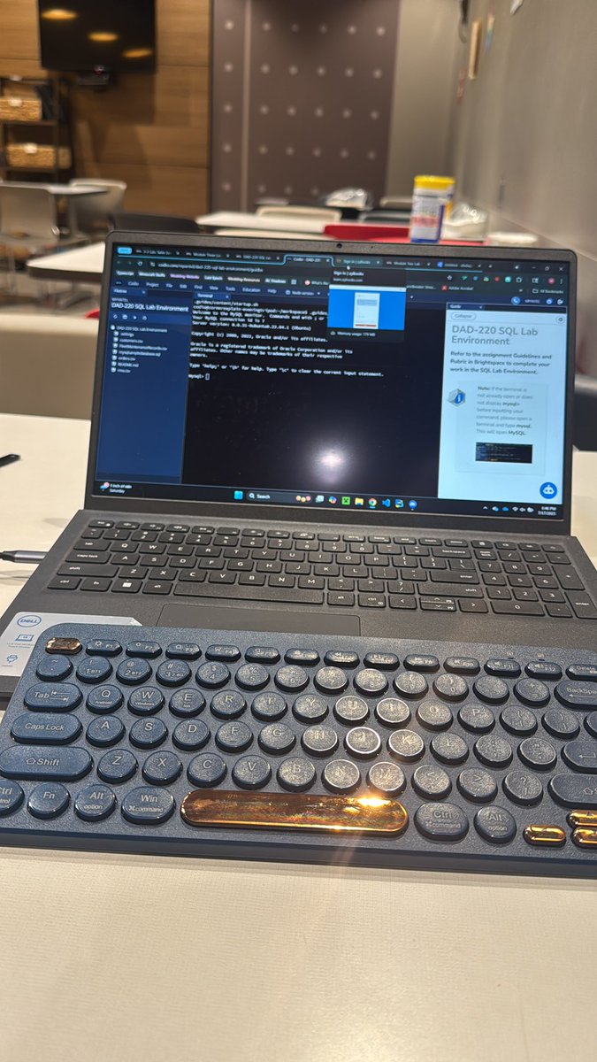 TypeErrorDev's tweet image. Always trying to get ahead in my courses. I’m definitely trying to put my best foot forward for school, and am enjoying this degree path so far.
