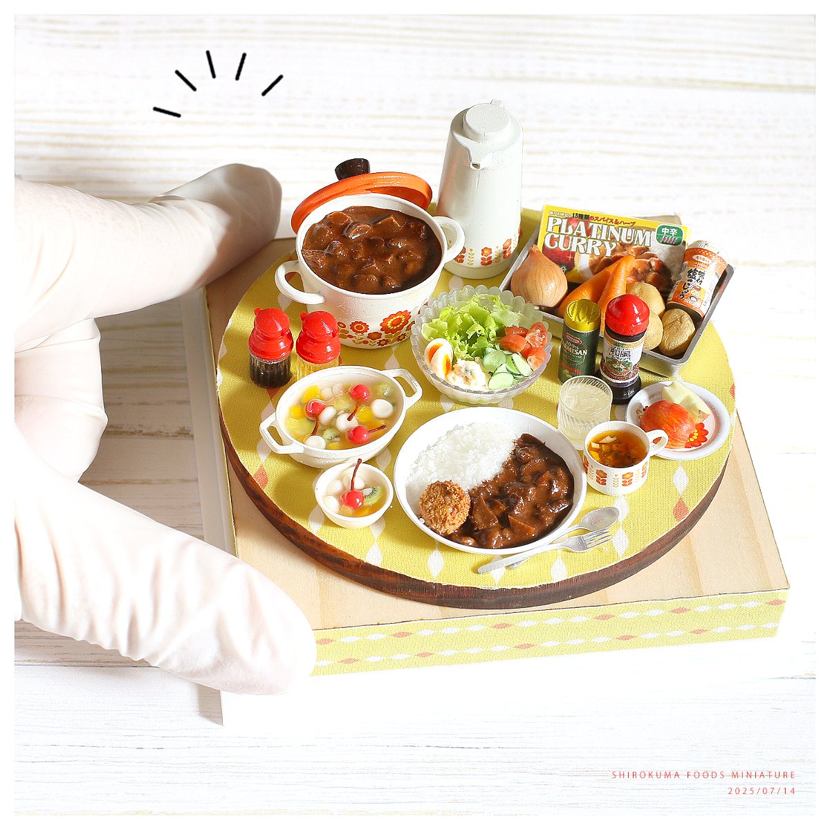 jalk_hatch's tweet image. きょうの晩御飯はカレー(観賞用ミニチュアセット)をヤフオクに出品させていただきました🍛🥄
リンクはこちらからどうぞ😊👇
bread-magic.jugem.jp/?eid=342