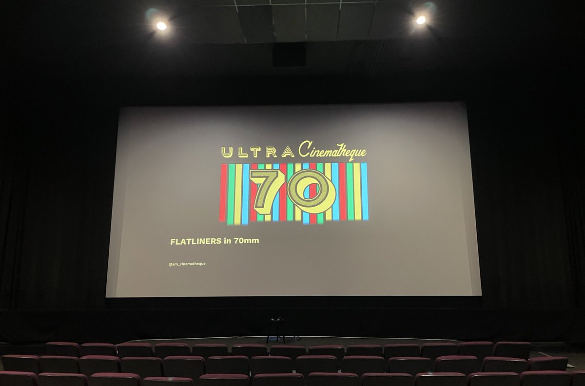 Lulamaybelle's tweet image. This one’s for Billy Mahoney!! Thrilled to bits to see Joel Schumacher’s #Flatliners in 70mm. I’ve only seen it on VHS and DVD. So this is gonna be peak to see it with a crowd in a theater, projected BIG! Thanks @am_cinematheque