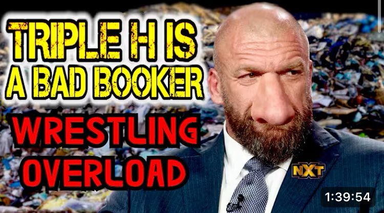 RateWork's tweet image. Triple H Is A Bad Booker: Wrestling Overload youtube.com/live/3Pr1crXM0…