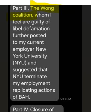 VFAFVP's tweet image. Butch Conz - Angie Wong - Lois Lane
Butch Conz tries to get Veteran fired with false accusations calls his employer (as per third party)
From left to right what you are looking at:
(1) Angie Wong tweets a Facebook link accusing a cyber security expert—who is a War…