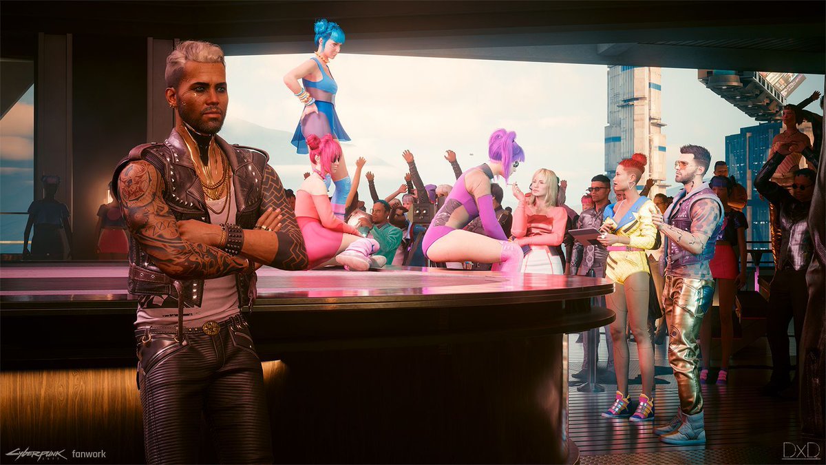 DexDevil23's tweet image. Have a nice weekend from my Vincent and Kerry.
@CyberpunkGame
#Cyberpunk2077 #KerryEurodyne #V