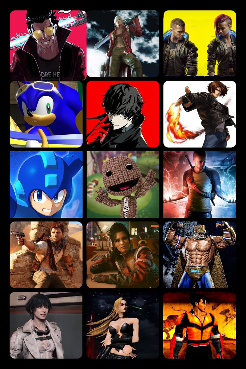 Player_ZZero's tweet photo. My Top 15 Animaga ,Video Game & Comic Characters OAT #animetwt #Cbtwt #gamintwt https://t.co/w4xtxC1vM3