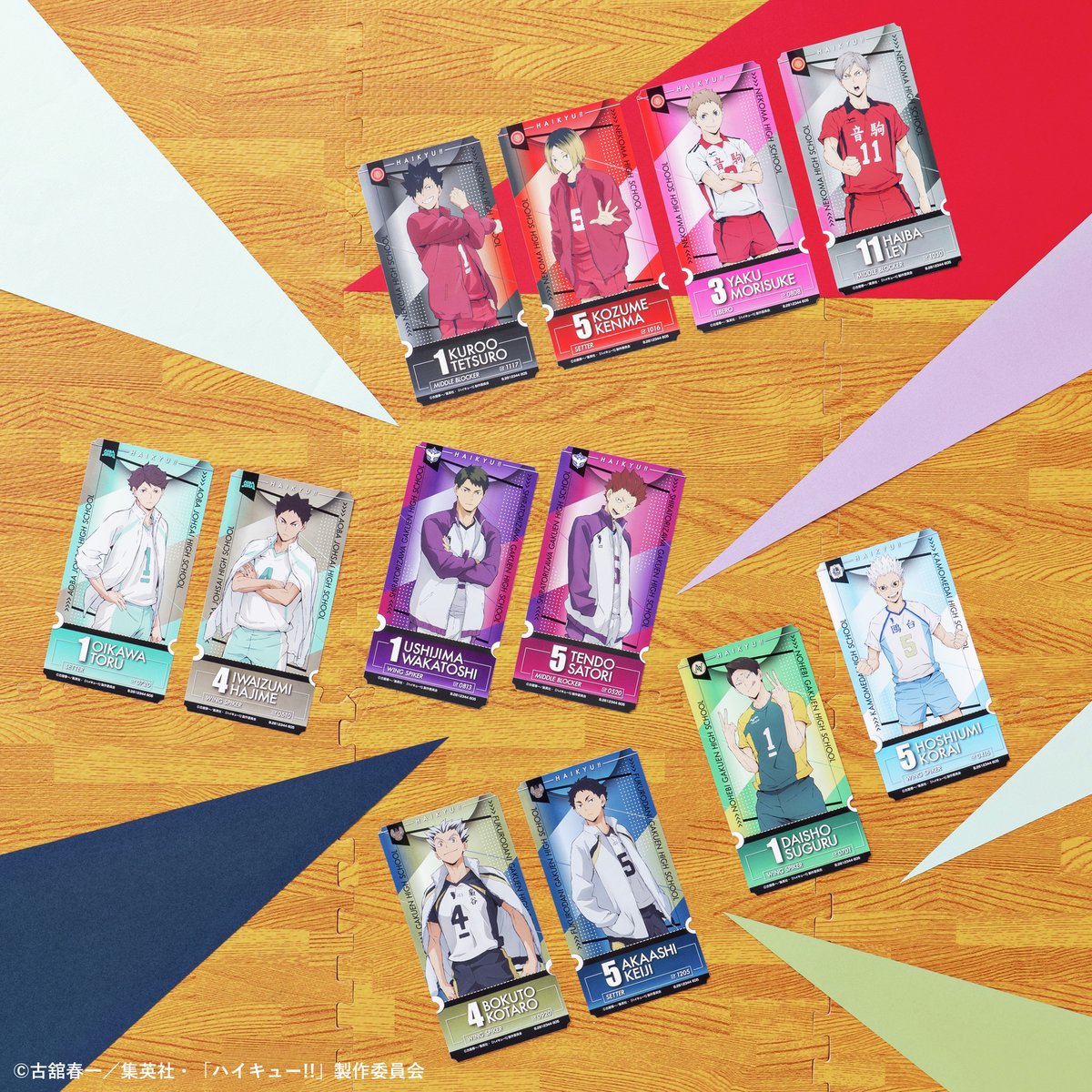 ハイキュー!!の #チケットライクコレクション🎫 商品画像を大公開