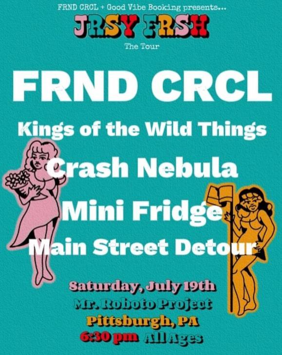 CrashNebulaPA's tweet image. Just cooking and thinking about how awesome this show is gonna be Saturday. Maybe we could sell you some booty shorts and some new tank tops idk. You can also pick up some merch from @FRNDCRCL if you wanna be like the cool kids