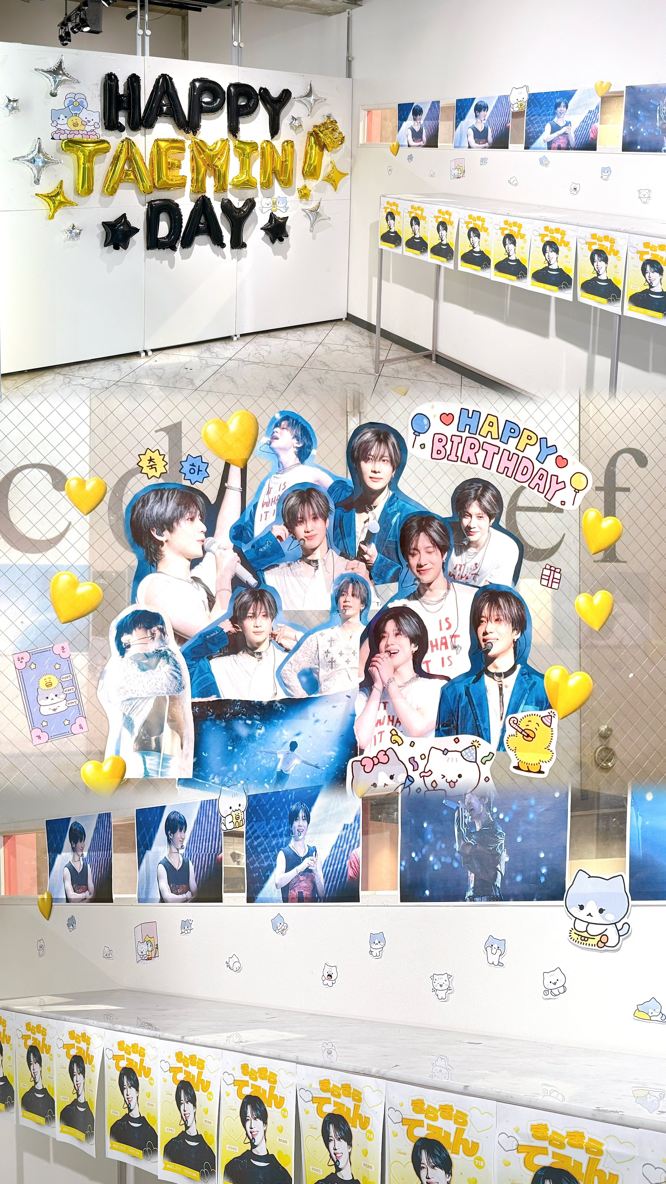 SHINEE タペストリー テミン 𝐓𝐈𝐆 𝐂𝐀𝐅𝐄 | ［ #SHINee #テミン さん🐥💛💎］ - 🗓️ 7