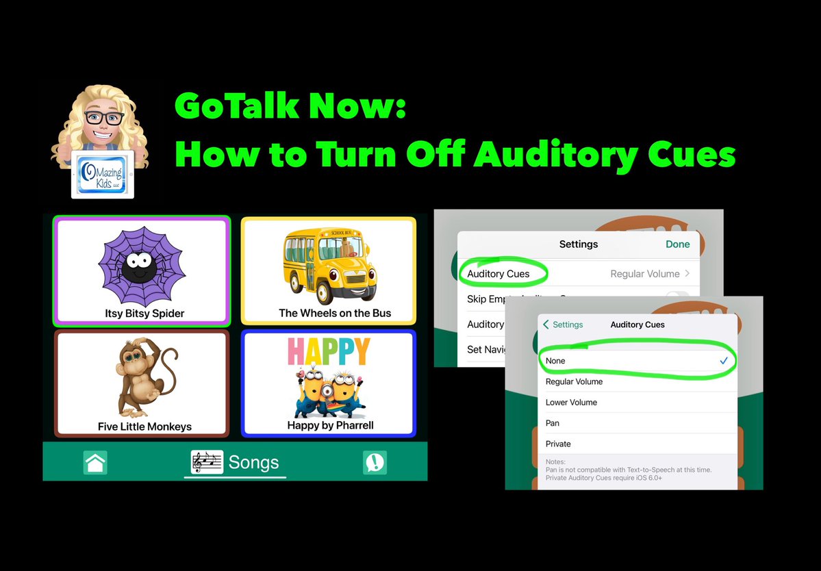 amoorad's tweet image. New video: How to turn off Auditory Cues in GoTalk Now: youtu.be/vm80FLZHRkg?si…. This comes up pretty frequently when folks are encountering having to double tapping buttons in this app. #AAC
