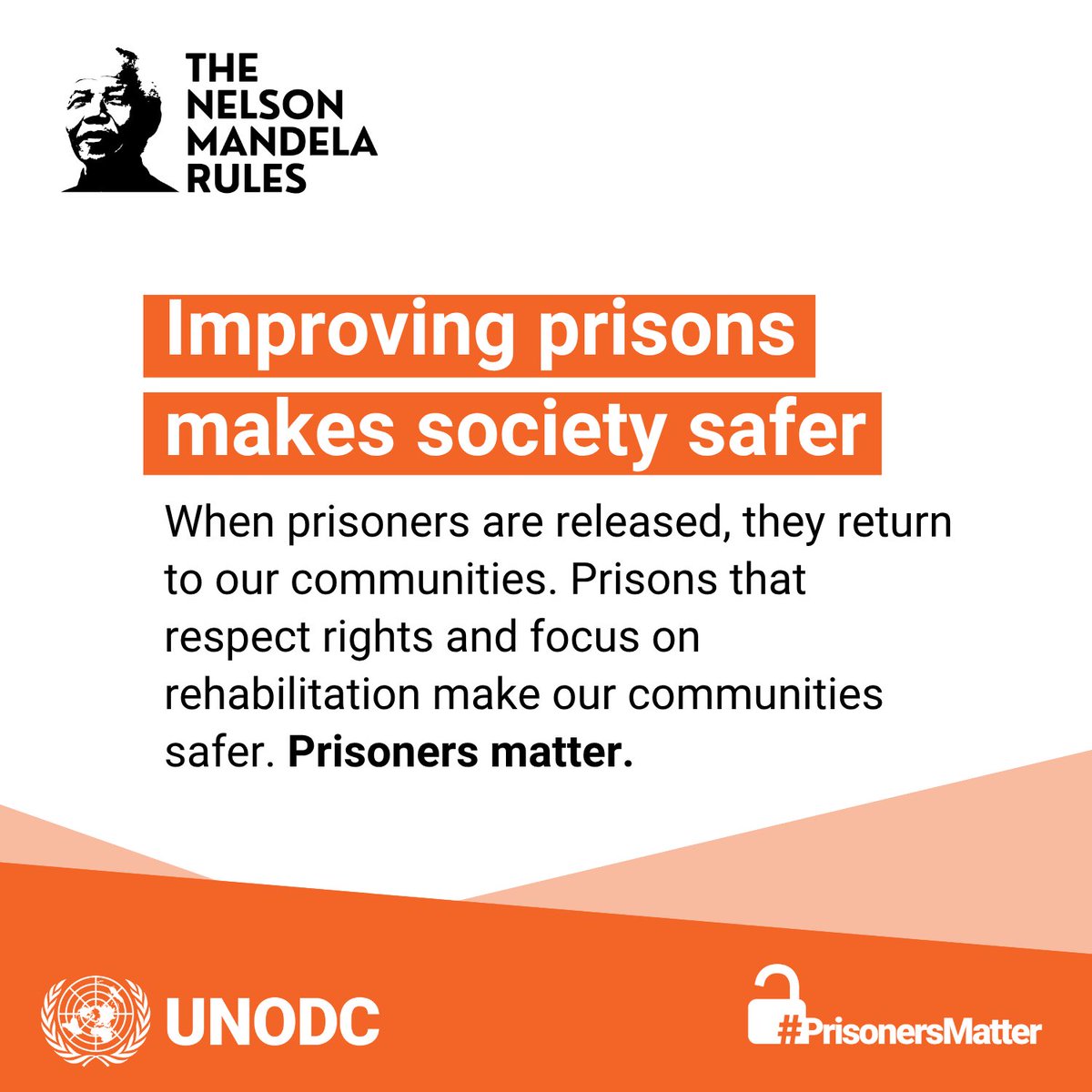 UNODC_ROSA's tweet image. Today is the #MandelaDay!
Join @UNODC in calling for the universal practical application of the #MandelaRules 🔓
With prison and penal reform, communities are stronger and safer.
#PrisonersMatter
bit.ly/NMDay