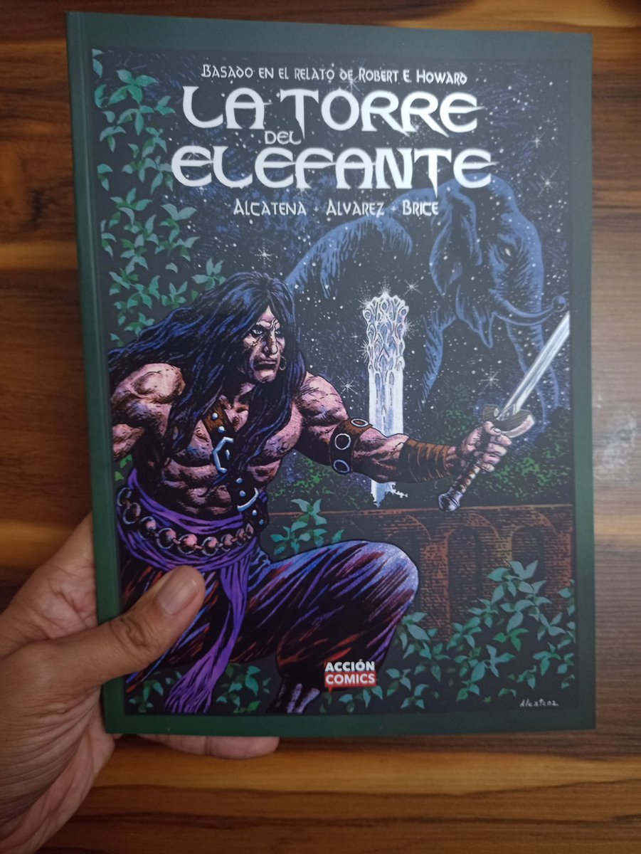 <a href="/aletaediciones/">Aleta Ediciones</a> <a href="/claudioalvarez/">Claudio Alvarez</a> <a href="/Tebeosfera/">Tebeosfera</a> <a href="/AccionComics/">Acción Comics</a>
Ya tengo mi ejemplar!
Ahora re-editen por favor Conan el Salvaje de Chuck Dixon y Alcatena