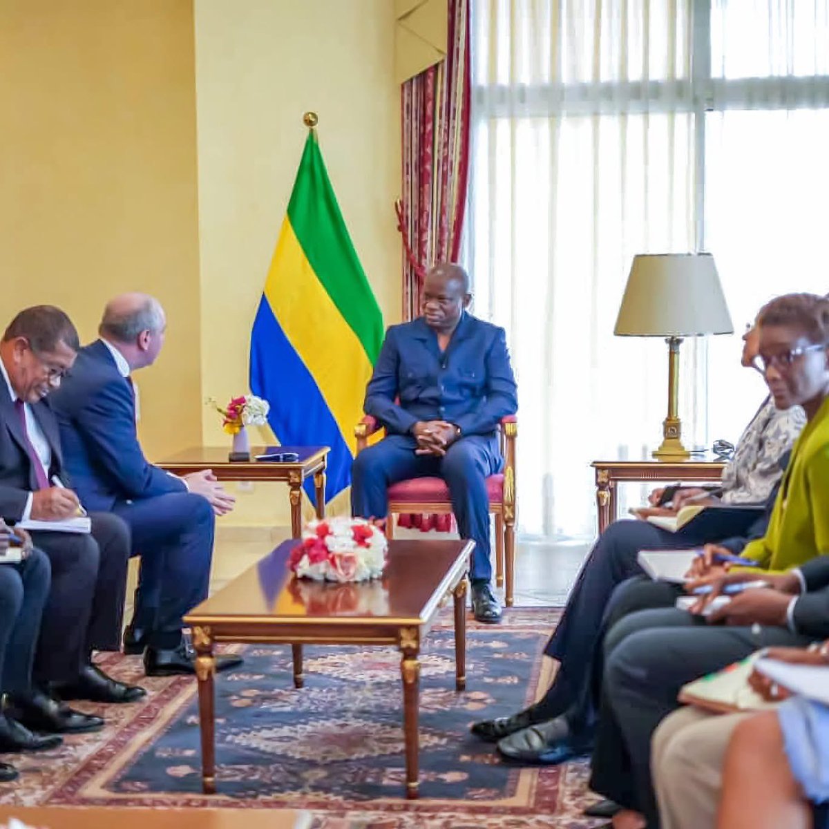 Brice Clotaire Oligui Nguema tweet media