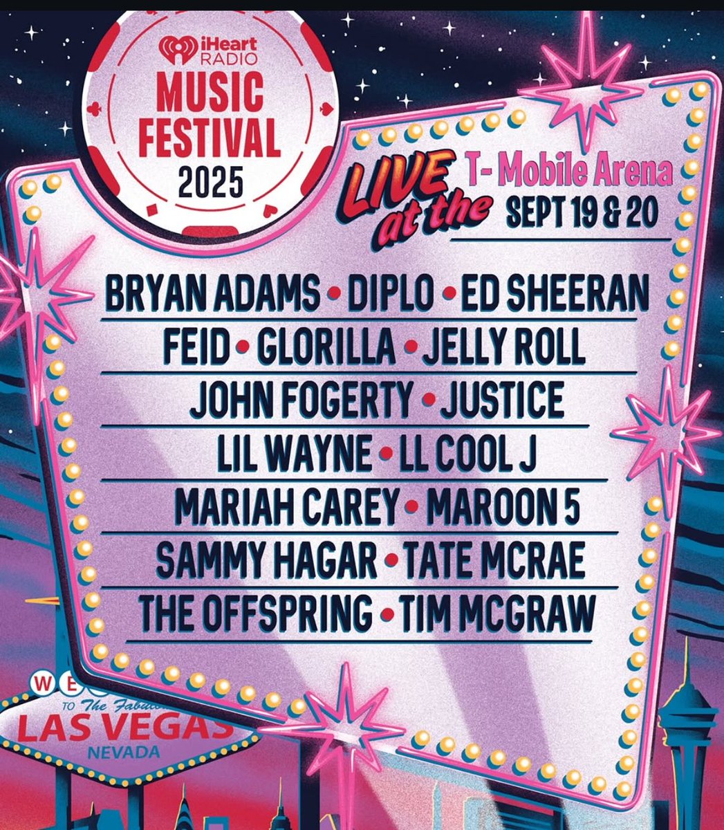 iHeart Radio Music Festival.

Setembro, nos Estados Unidos.