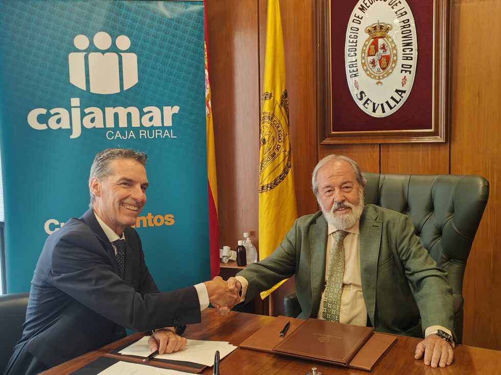 RICOMSevilla's tweet image. Acuerdo de colaboración entre el Colegio de Médicos de Sevilla y Cajamar.
#sevilla #colegiodemedicos #médicos #Noticias #pacto #andalucía #cajamar