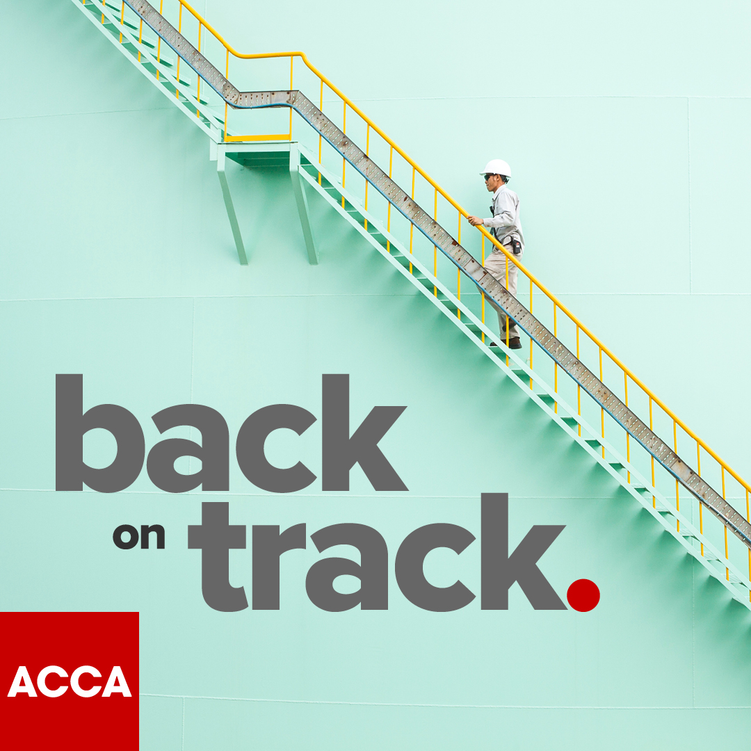 If your recent exam didn’t go as planned, you’re not alone - and we're here to support you. Join the ACCA team and expert tutor Affaf Noor for a live Back on Track webinar, 1pm BST on Tuesday 22nd July, and move forward with confidence. 

Register now: ow.ly/yFr650WnvE5