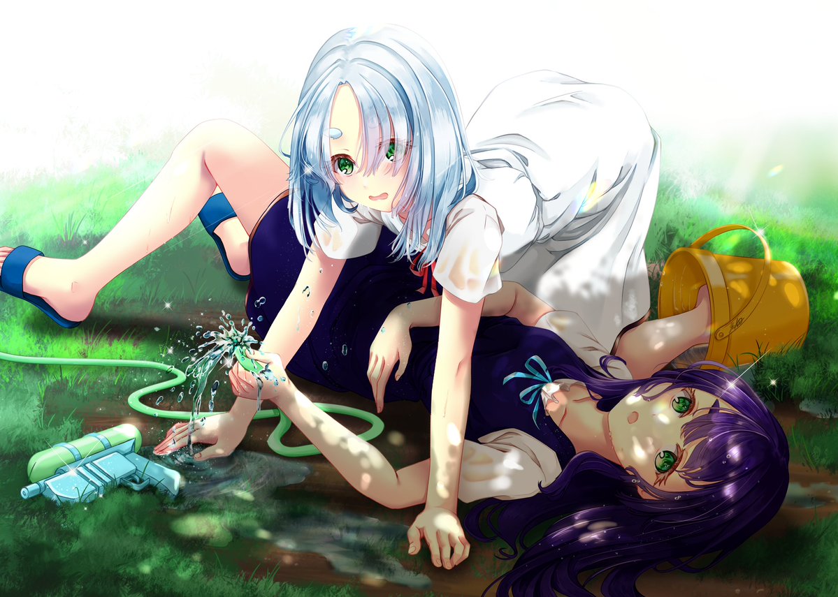 yukueshisrezu's tweet image. 「イタズラの行く末に」(ボソッ)
――勝者なし( ´ゝ`)
#OC
#イラスト
#illustration
