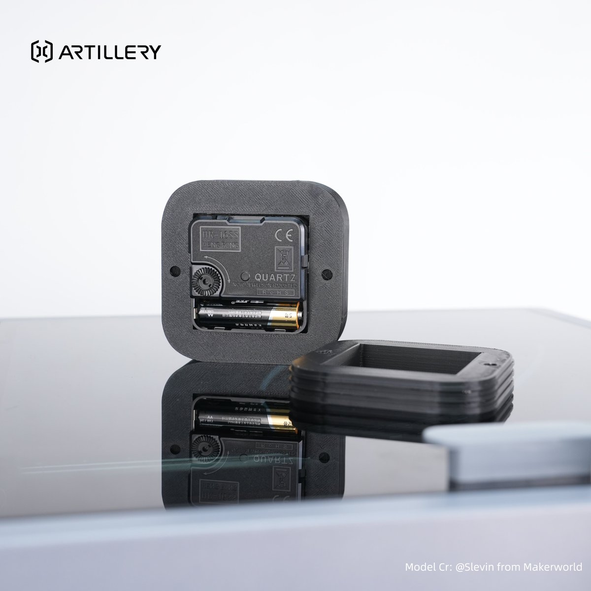 The clock that brings a wave of colors to your interior !🌊
Wave design recalls the nature momery. How about put it on your work table? 
📌 Model: 1152755 on MakerWorld
🖨 Printed with the #ArtilleryM1Pro

#3dprinting #3dprinter #artillery3d #corexy