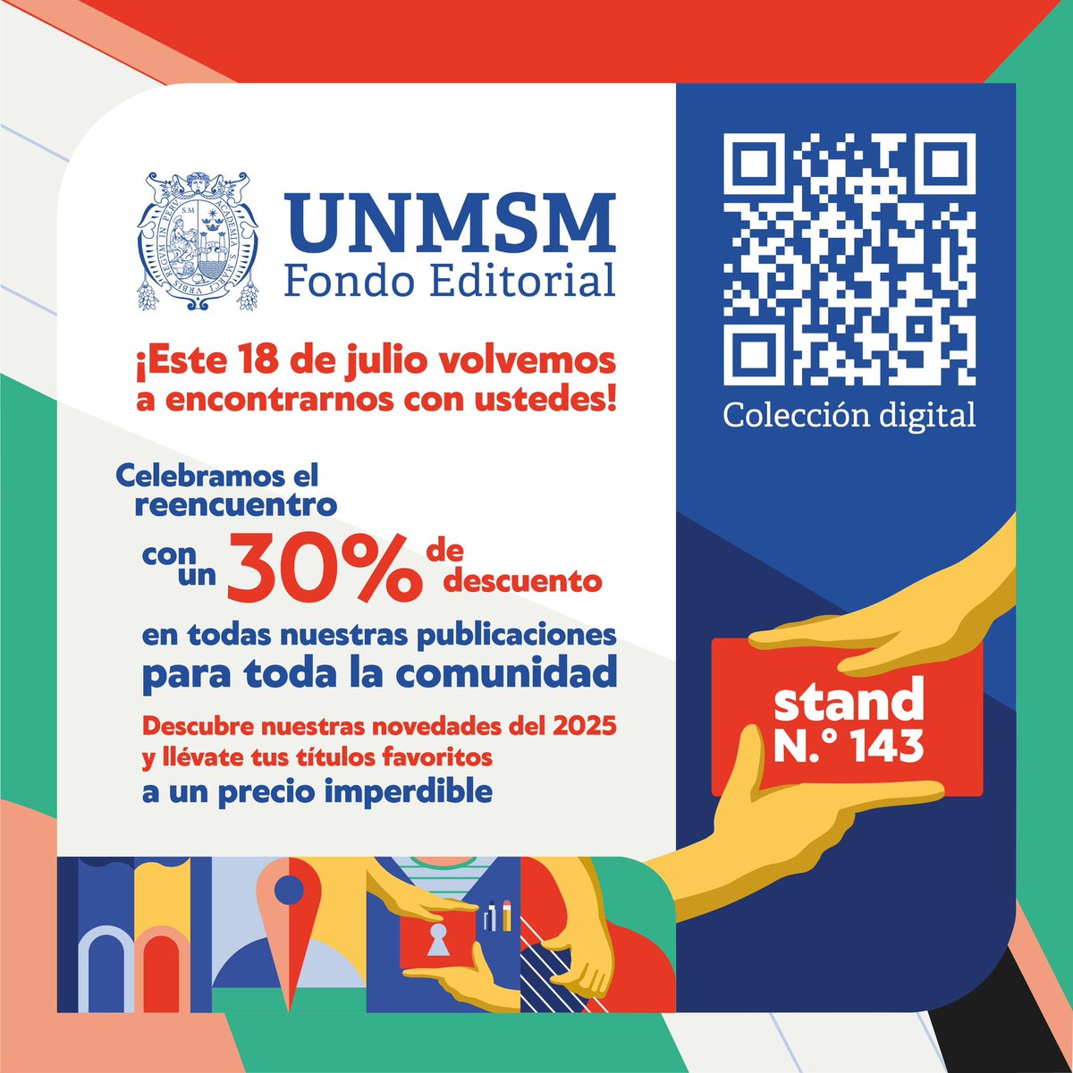 Fondo Editorial UNMSM (@fondoeditunmsm) on Twitter photo No te lo pierdas, te esperamos. No te lo pierdas, te esperamos.