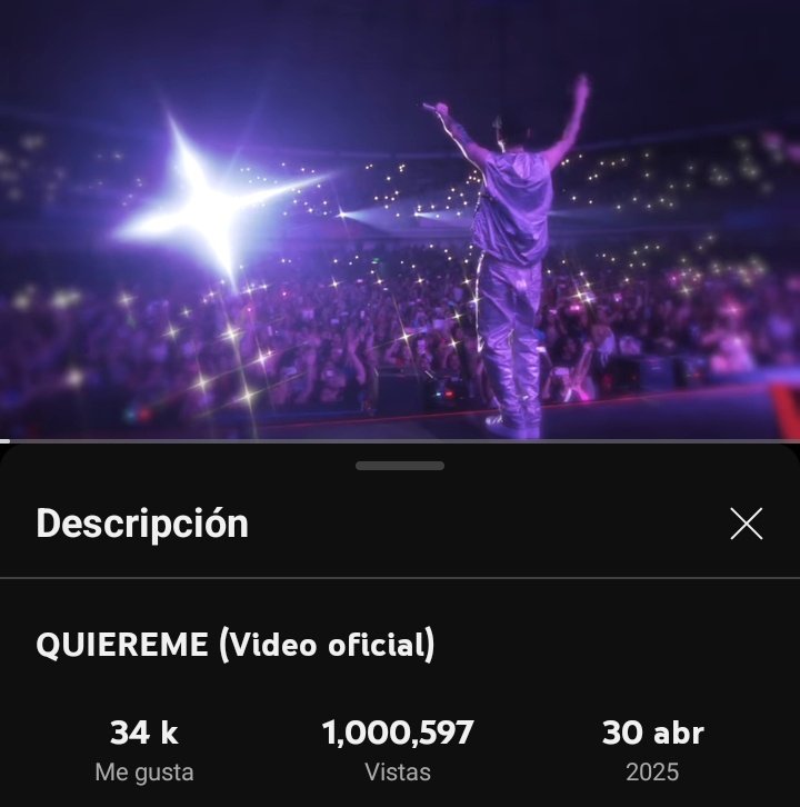 Oficialmente #QUIEREME ha llegado a 1M de views en YouTube ✨

Enhorabuena muchas felicidades <a href="/christophervele/">Christopher Velez 🔺</a> y gracias a todas por reproducir Quiereme, no se lograría esto sin ustedes son las mejores ❤️🧸

QUIEREME 1M EN YT 
#ChristopherVelez