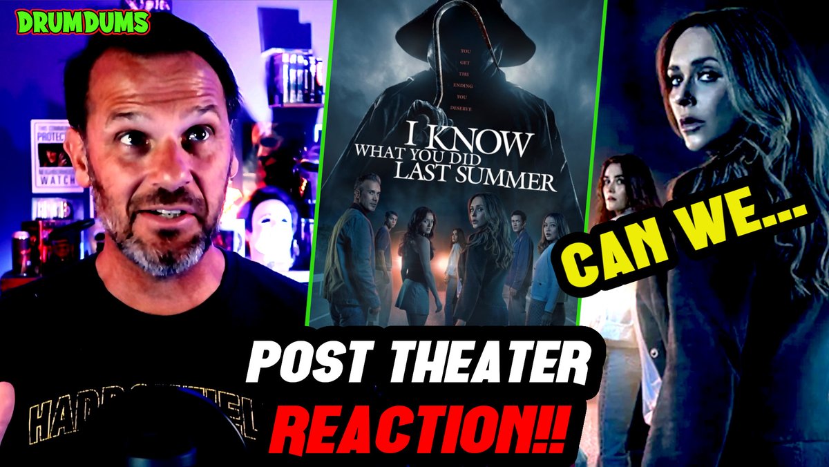 Drumdums's tweet image. Because you asked... #IKnowWhatYouDidLastSummer
Full review coming tomorrow.
youtu.be/pDpK5ckRzTQ