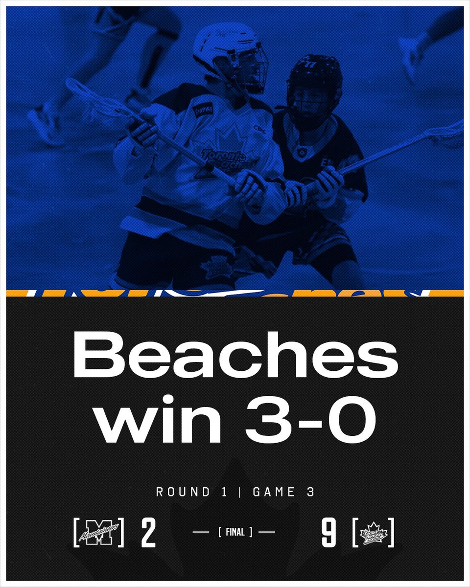 TheOJLL's tweet image. The Beaches sweep the Mountaineers in a tense tilt at the Pickering Rec Centre.