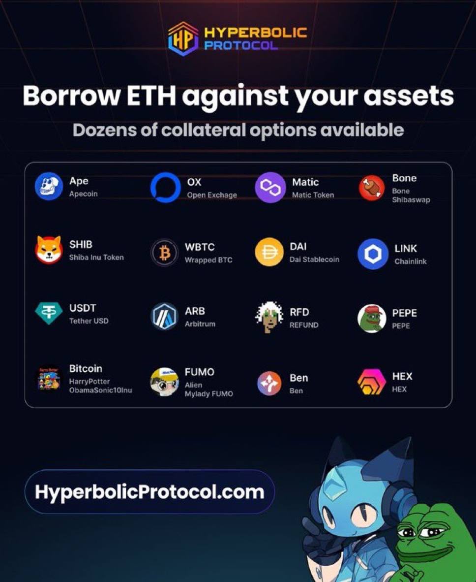 <a href="/cryptoskullx/">CryptoSkull 💀 ze last bull standing</a> Send it brotha. Unlock liquidity without selling your crypto. HYPE holders get passive ETH—simply for holding.

🌐 Dive deeper: hyperbolicprotocol.com #DeFi #Ethereum #Lending
<a href="/HyperbolicETH/">Hyperbolic Protocol</a>