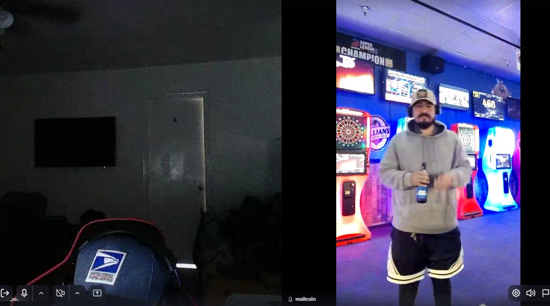 USPS workers at the bar shooting darts and pool.

With hard work comes hard play.