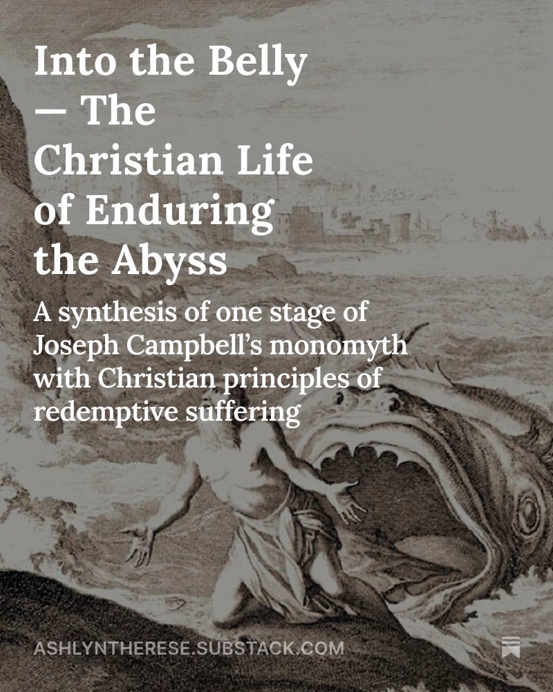 catholicashlyn's tweet image. i wrote something based off of an essay i wrote last semester. i hope you like it (,:
ashlyntherese.substack.com/p/into-the-bel…