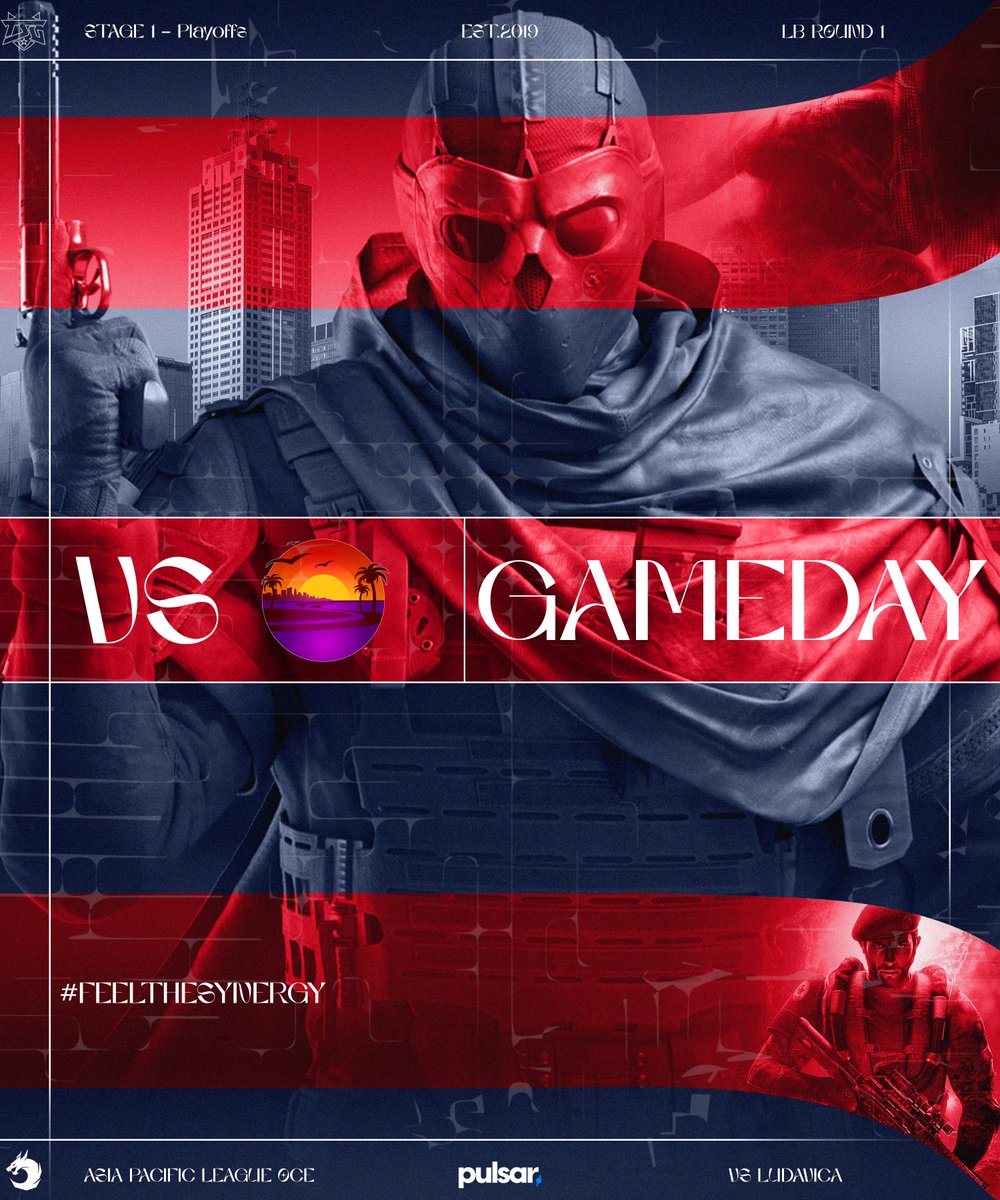 ORG_TSG's tweet image. 🔥 PLAYOFFS GAMEDAY 🔥
TSG vs #Ludavica
Can't lose now. Time for revenge.
🕒 3:00 AM EST | 5:00 PM AEST
🎥 twitch.tv/rainbow6
#FeelTheSynergy