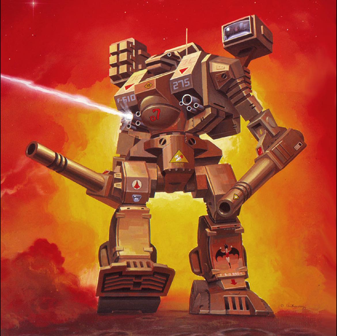 renegadehpg's tweet image. Miniature by @love2pronk
BattleTech box art tribute for a piece so glorious it graced the cover BattleDroids as well as both the 2nd and 3rd Edition of BattleTech A Game of Armored Combat
Credit to Alan Gutierrez for the iconic image.