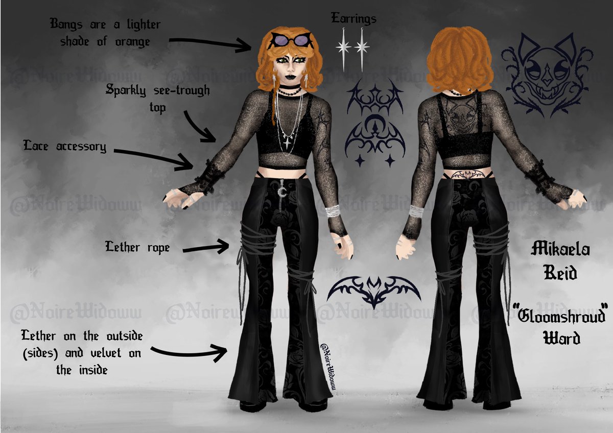 My Mikaela Reid outfit for <a href="/DeadbyDaylight/">Dead by Daylight</a> survivor contest !

"Chosen by Sable after an evening together- a look that lingers like a whispered spell." 

I hope you will like it as much as I do 🖤

#DeadbyDaylight #dbd #dbdfanart #dbdcosmeticcontest