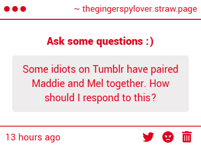 Maddieshexstrap's tweet photo. personally .... they're lowkey both adults, and I mean I ship Maddie with Shoola, it would be a cute crush- au as well, Maddie just being in love with the Council women >>>>>> #maddienolen #melmedarda #shoola #arcane https://t.co/TXgSxjNnXA