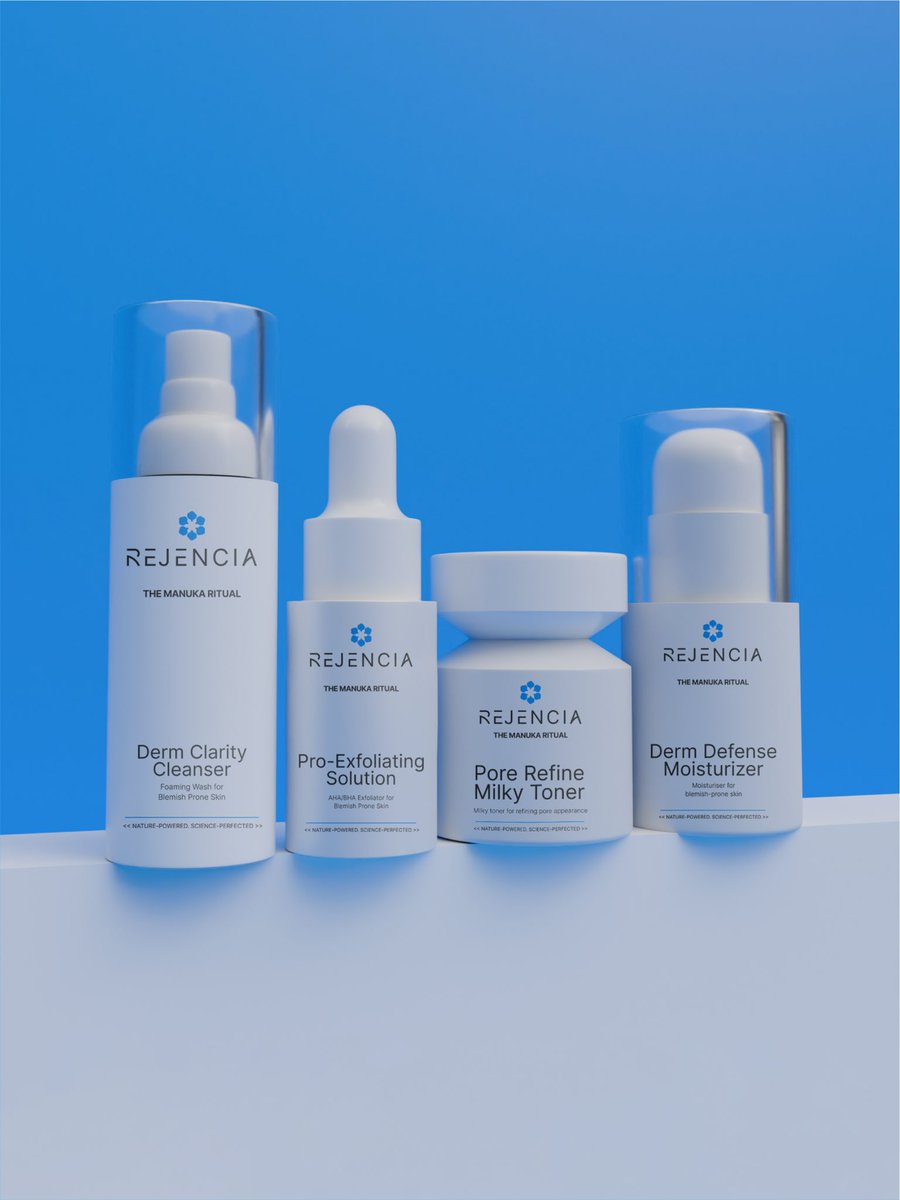 designvogue_'s tweet image. With hyper realistic 3D modeling, Rejencia’s skincare line gets the spotlight it deserves from product visualization to packaging, we crafted a visual story that reveals the purity, precision, and purpose behind the product.