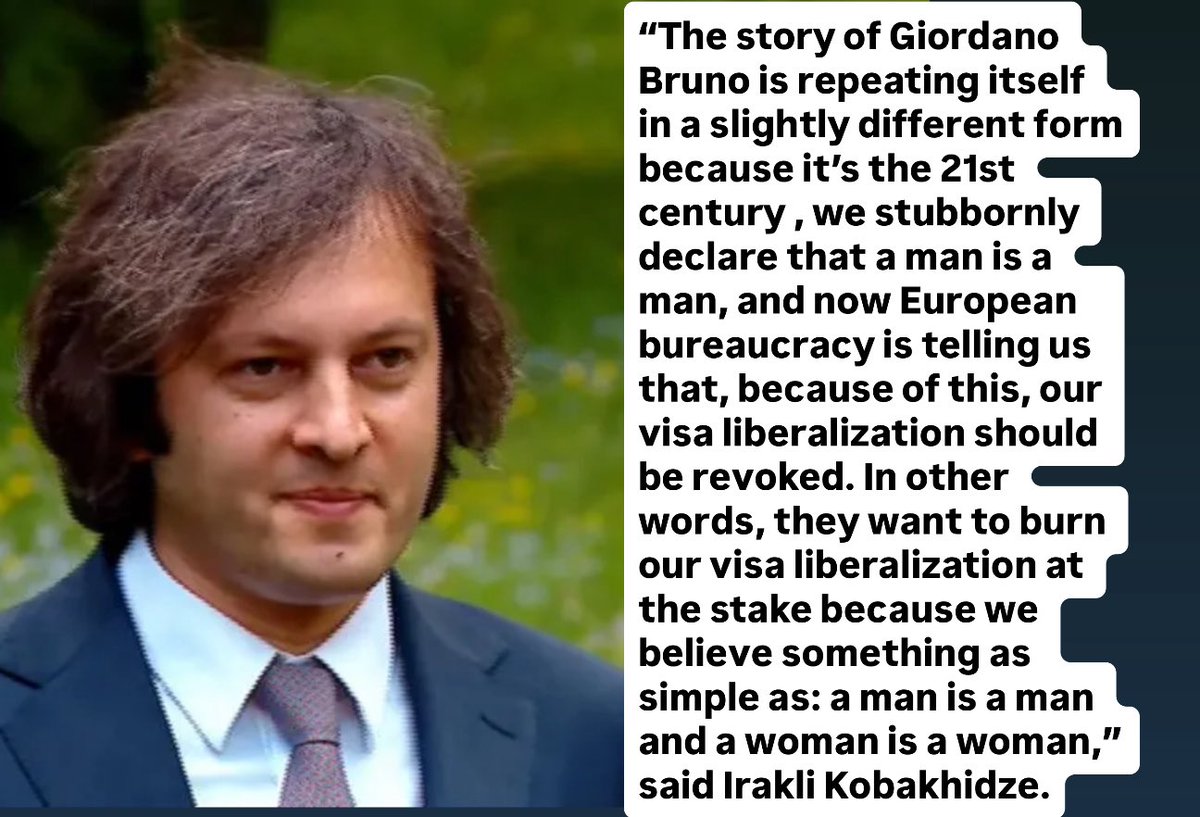 mariamgegu's tweet image. Kobakhidze claims that a “global war party” is controlling Europe and is targeting the ruling Georgian Dream party in this way. Another Georgian Dream leader also stated that the European Union has started to resemble the Soviet Union.
#TerrorinGeorgia #GeorgiaProtests